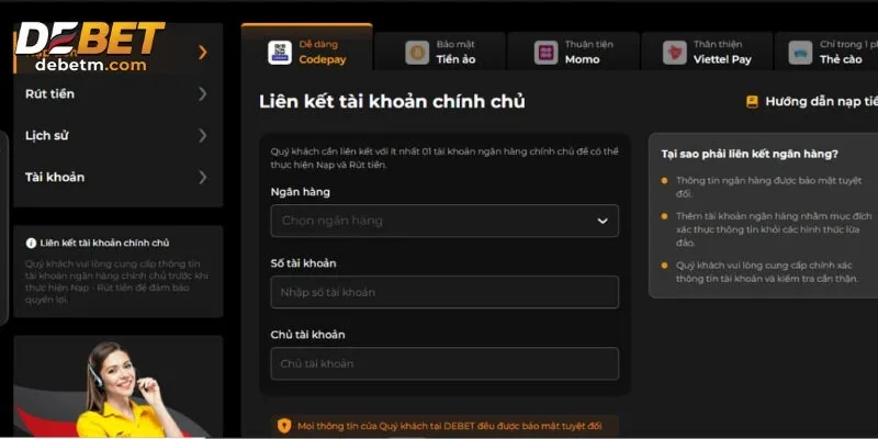 Để nạp tiền nhanh bạn nên dùng ví điện tử hoặc ngân hàng trực tuyến